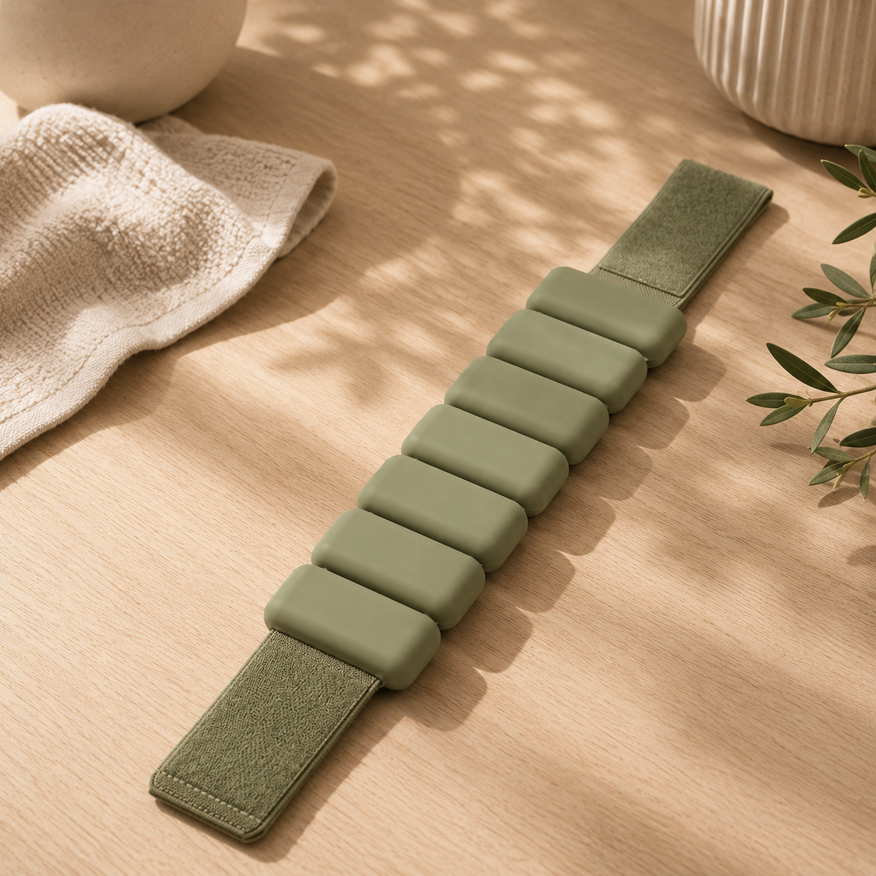 Green Matcha Wrist Weights