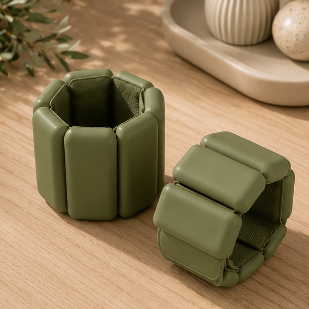 Green Matcha Wrist Weights